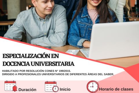 ESPECIALIZACIÓN EN DOCENCIA UNIVERSITARIA - 1