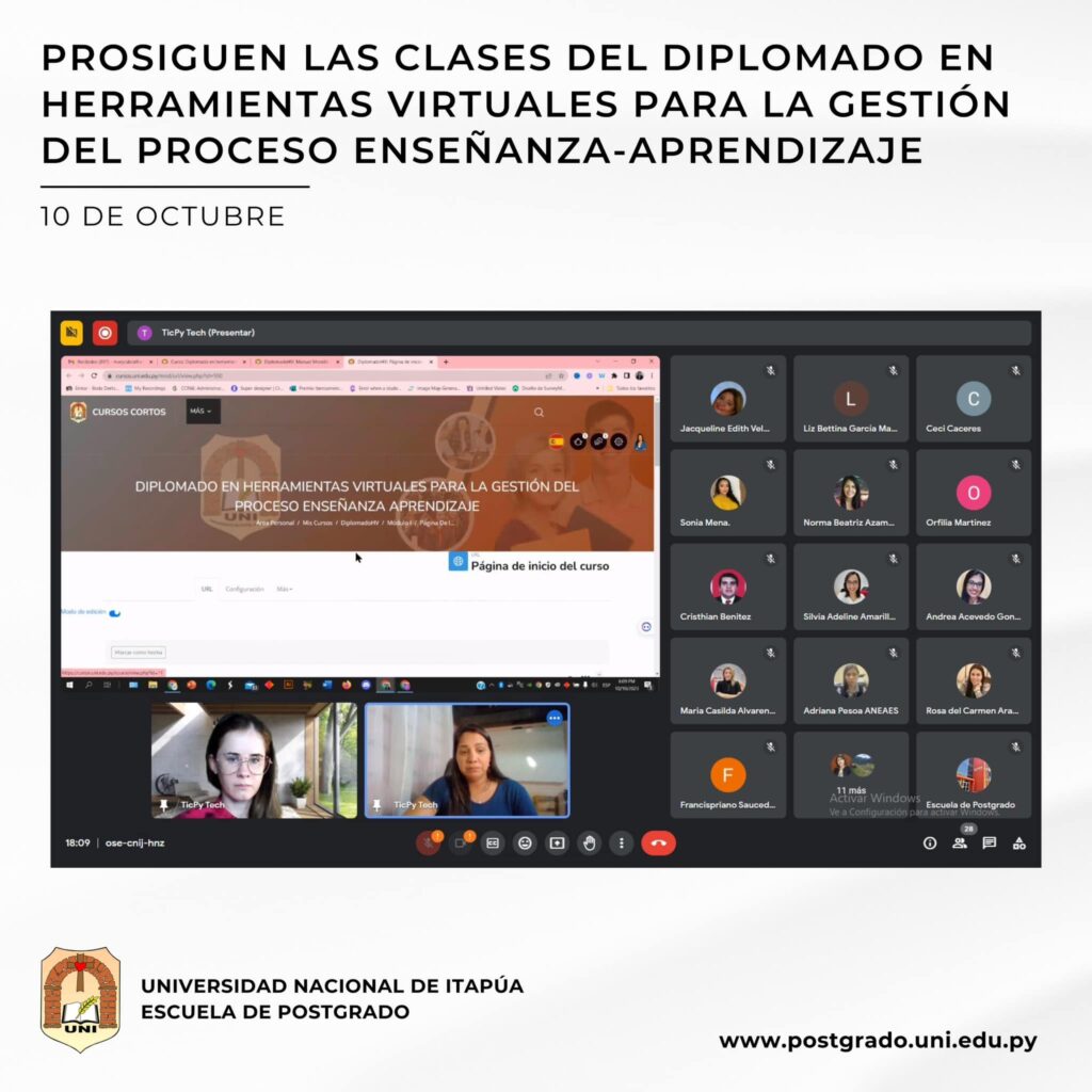 Prosiguen Las Clases Del Diplomado En Herramientas Virtuales Para La ...