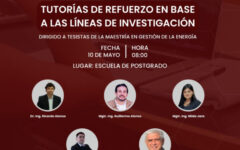 Tutorias de refuerzo, maestria en energia